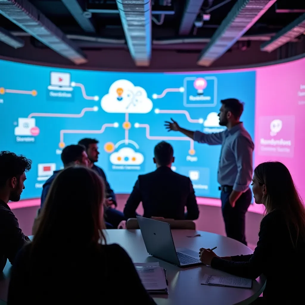 Professional team collaboration